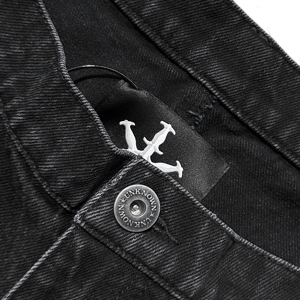 パンツ 00s unknown baggy wide cargo denim BLK UNKNOWN LONDON(アンノウン・ロンドン)商品ページ - Baggy Fit