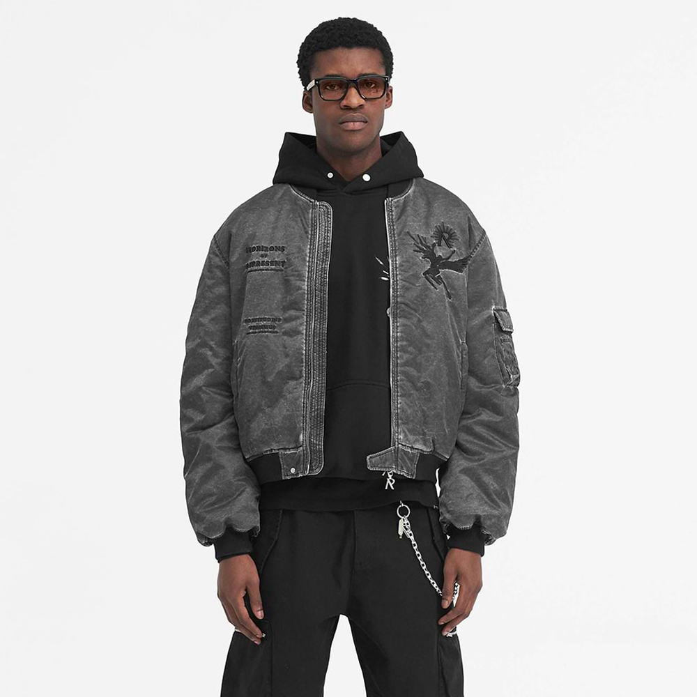 represent リプレゼント MA-1 ロングボンバージャケット フライト REPRESENT(リプレゼント)商品ページ - Icarus Flight Bomber