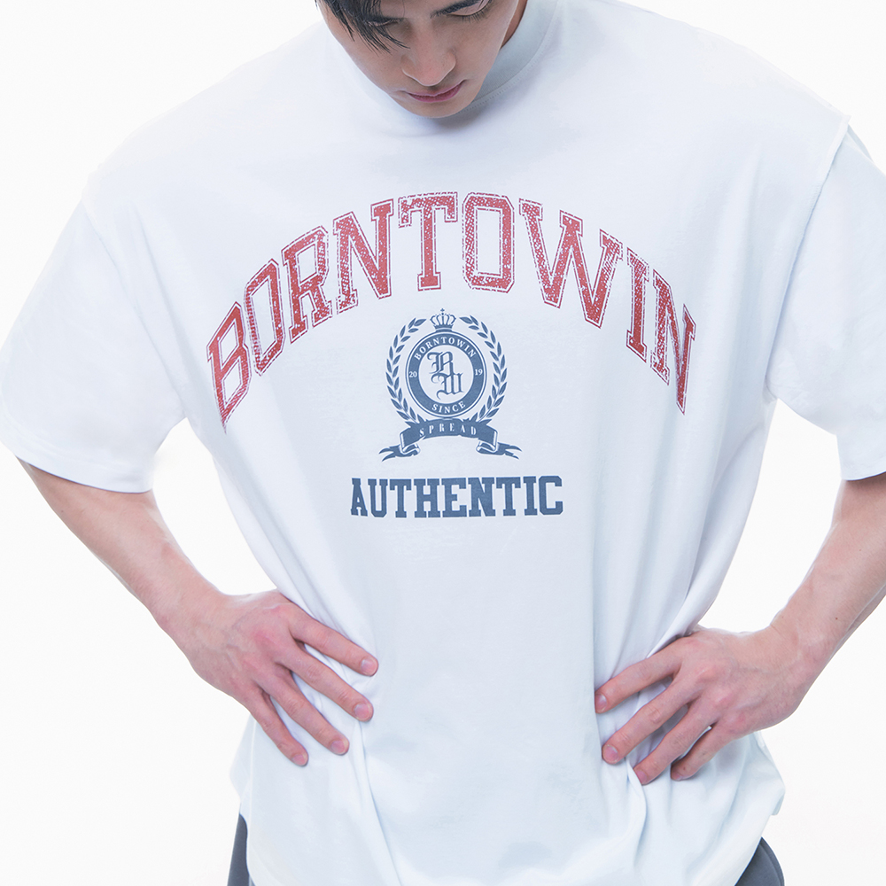 ★2024SS新作★BORN TO WIN★CRACK BORNTOWIN EMBLEM T-SHIRTS BORN TO WIN(ボーン・トゥ・ウィン)商品ページ - Crack