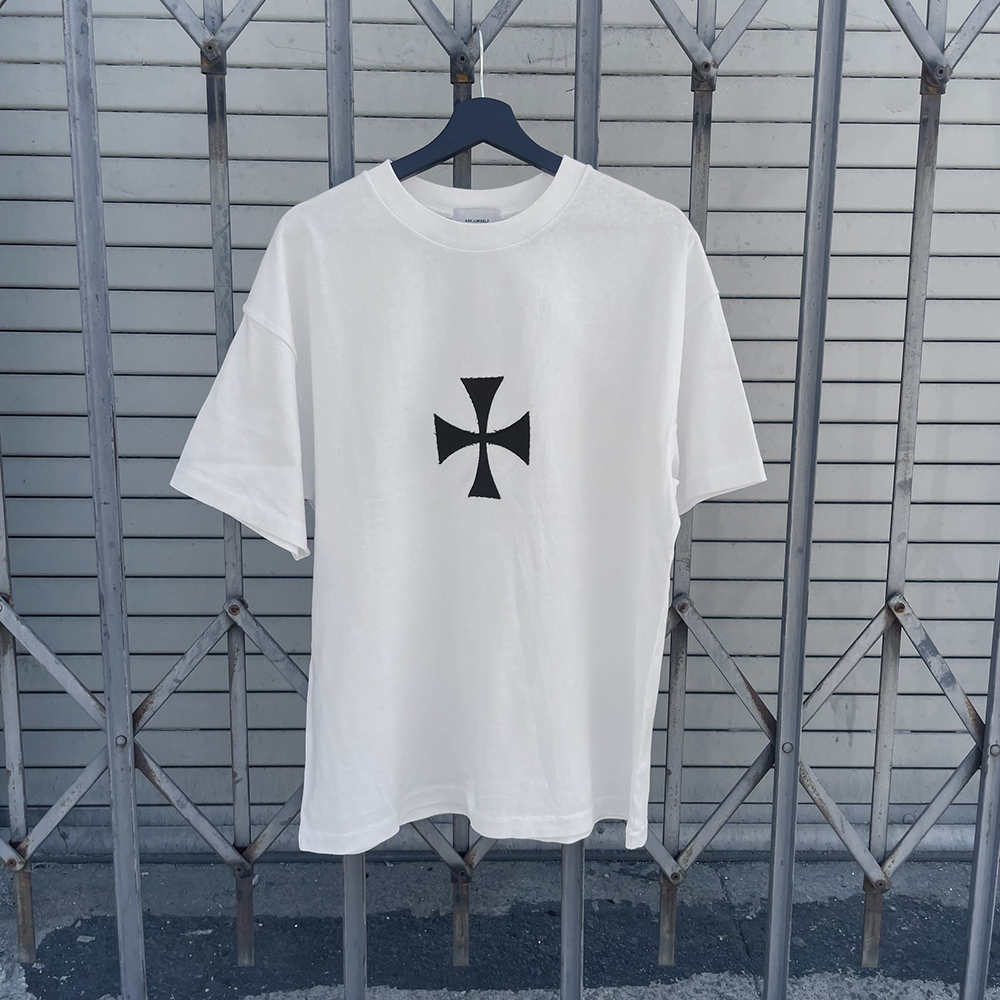 【ASKYURSELF】Cross Patch Heavy T CROSS PATCH VINTAGE T - ASKYURSELF