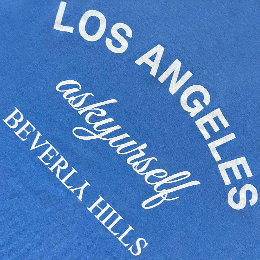 ☆ASKYURSELF☆ビバリーヒルズ Tシャツ ASKYURSELF (アスクユアセルフ)商品ページ - Beverly Hills Tee