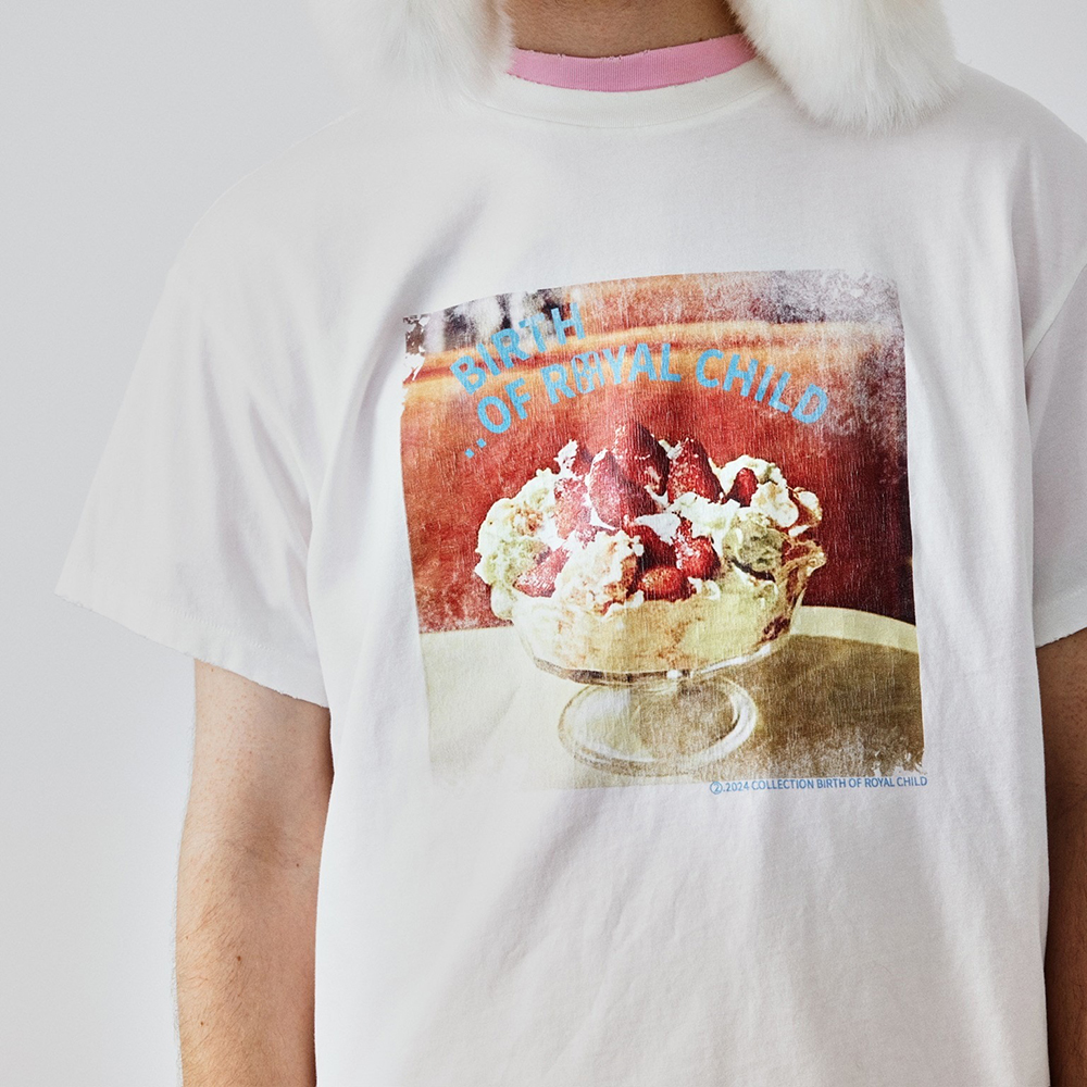 [Birth Of  Child] ウォッシュ加工 Tシャツ BIRTH OF ROYAL CHILD(バース・オブ・ロイヤル・チャイルド