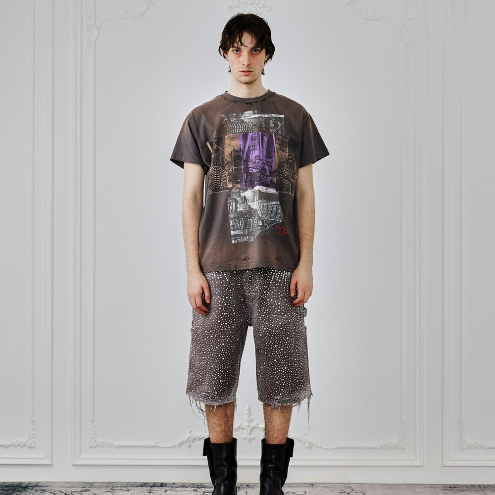[Birth Of  Child] ウォッシュ加工 Tシャツ BIRTH OF ROYAL CHILD(バース・オブ・ロイヤル・チャイルド