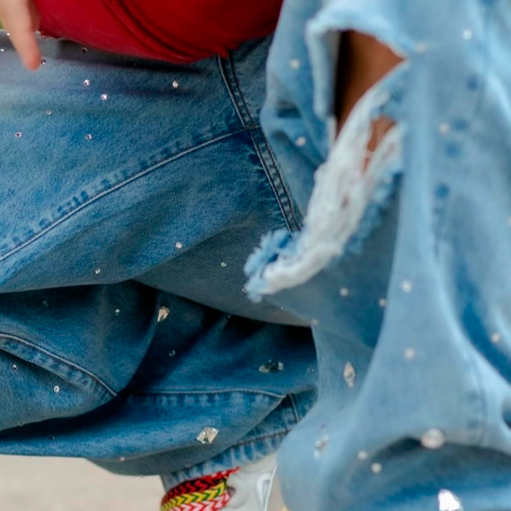 NOUBLIE PAS(ヌーブリーポー)商品ページ - Infinity Stone Jeans