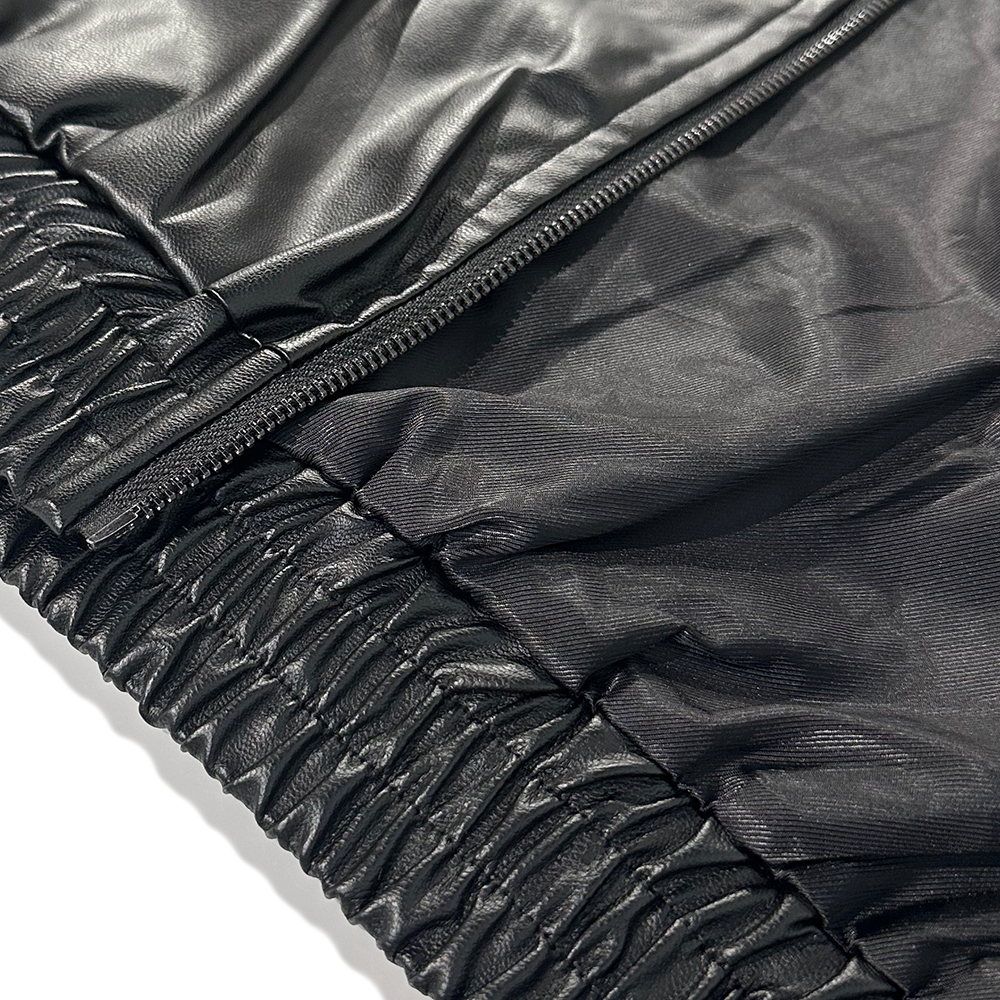 ジャケット・アウター unknown London Leather Track Jacket UNKNOWN LONDON(アンノウン・ロンドン)商品ページ - Leather