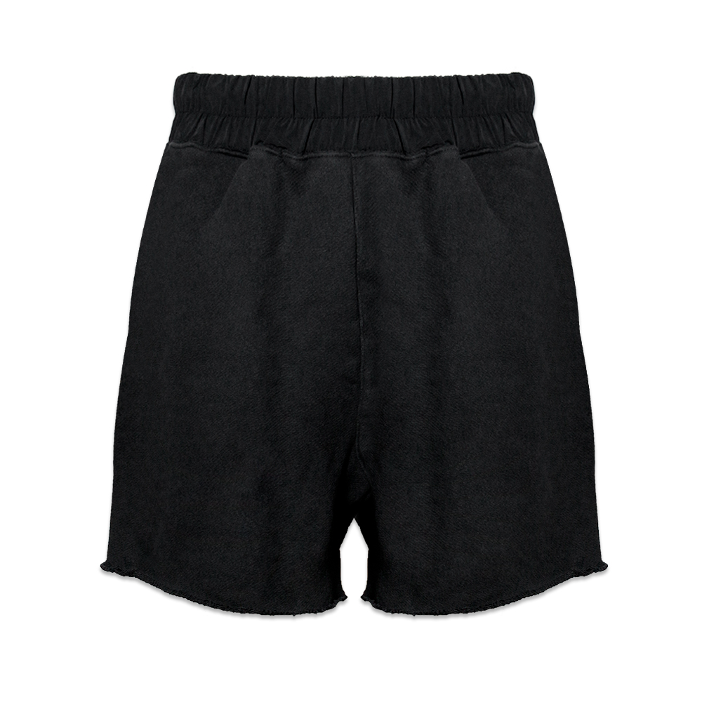 ASKYURSELF/ GOTH/CROSS RAW フリース ショーツ RAW CROSS FLEECE SHORTS - ASKYURSELF