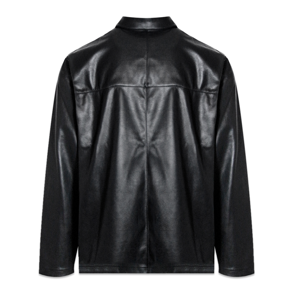 LAST NEST(ラストネスト)商品ページ - Leather Polo Shirt LAST NEST(ラストネスト)商品ページ - Leather Polo Shirt