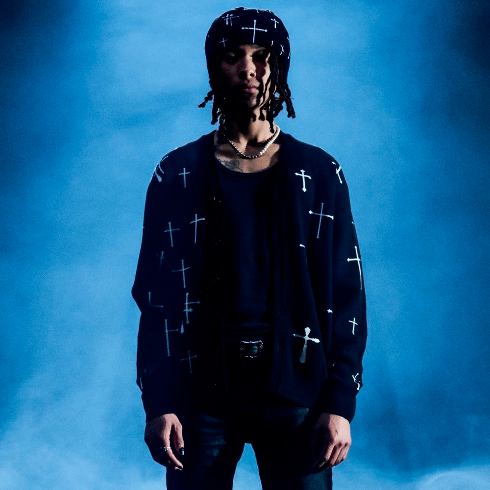 LAST NEST(ラストネスト)商品ページ - Cross Beanie - Black LAST NEST(ラストネスト)商品ページ - Cross Beanie - Black