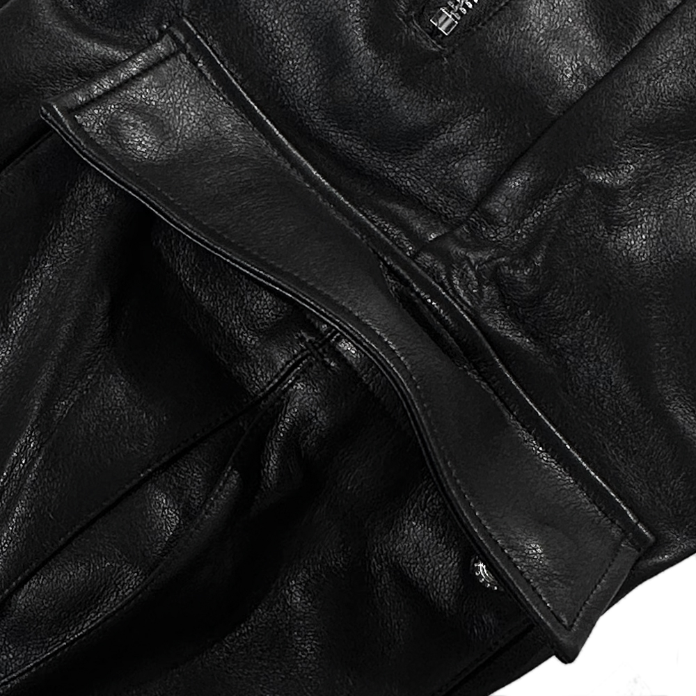 LAST NEST(ラストネスト)商品ページ - Baggy Leather Cargo LAST NEST(ラストネスト)商品ページ - Baggy Leather Cargo