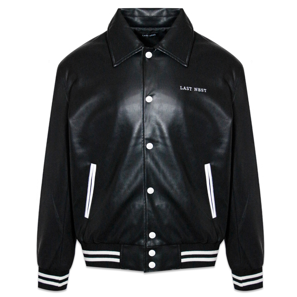 LAST NEST(ラストネスト)商品ページ - Leather Varsity Jacket LAST NEST(ラストネスト)商品ページ - Leather Varsity Jacket