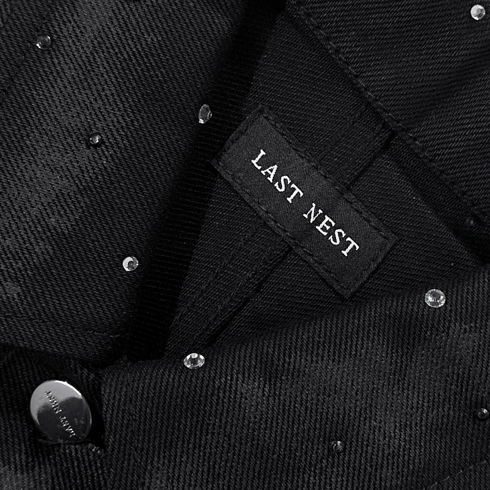 LAST NEST(ラストネスト)商品ページ - Rhinestone Coating Denim LAST NEST(ラストネスト)商品ページ - Rhinestone Coating Denim