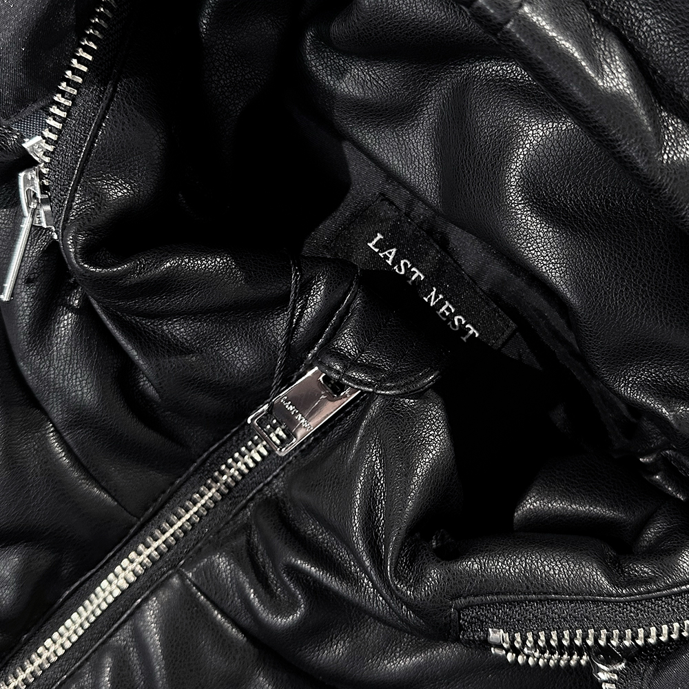 LAST NEST(ラストネスト)商品ページ - Down Leather Jacket V2 LAST NEST(ラストネスト)商品ページ - Down Leather Jacket V2