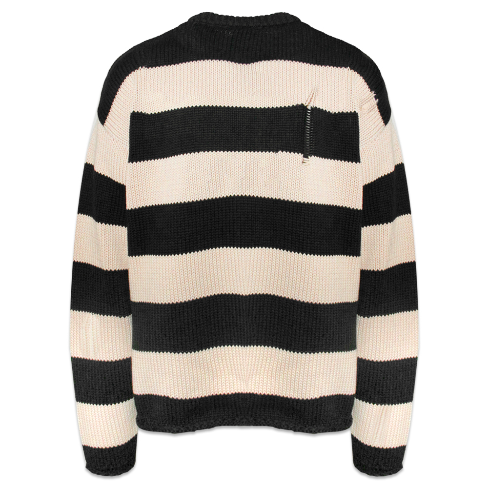 ASKYURSELF (アスクユアセルフ)商品ページ - Striped Cross Knit