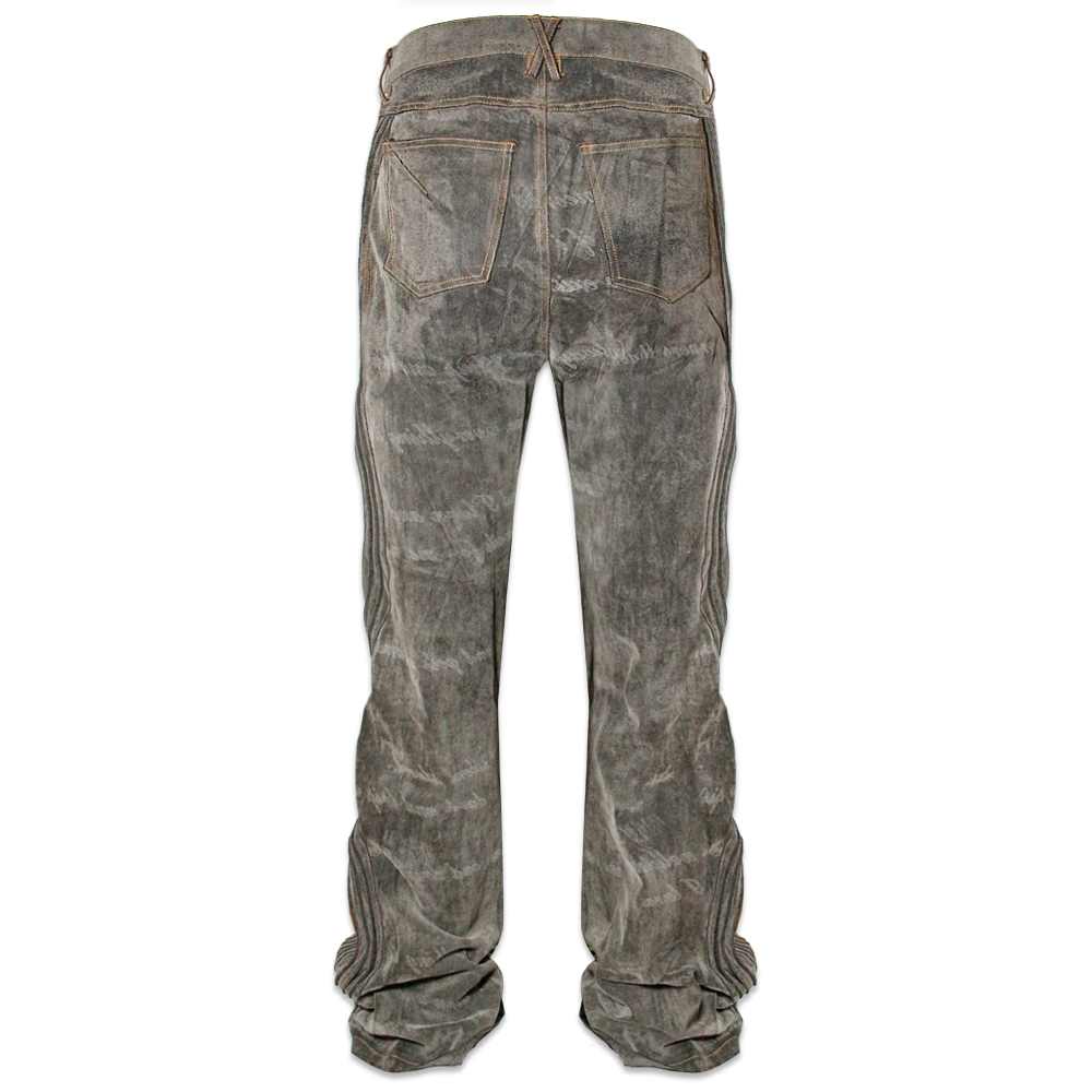 XWORE NYC(ウォー) 商品ページ - Waved Denim Pants - Gray XWORE NYC(ウォー) 商品ページ - Waved Denim Pants - Gray
