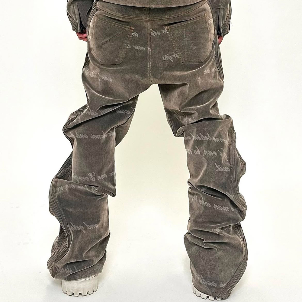 XWORE NYC(ウォー) 商品ページ - Waved Denim Pants - Gray XWORE NYC(ウォー) 商品ページ - Waved Denim Pants - Gray