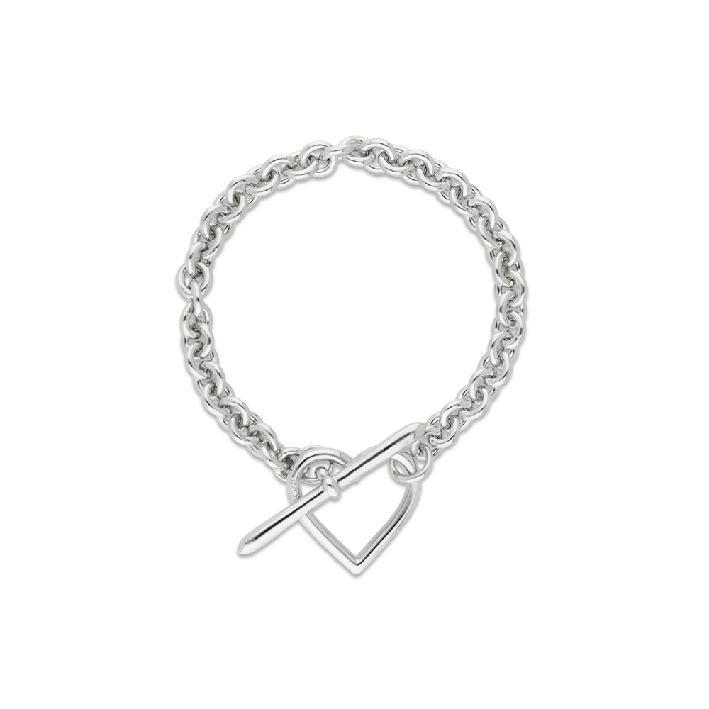 basicks ベイシックス ハートブレスレット BASICKS / ベイシックス】HEART SHAPED BRACELET（ブレスレット