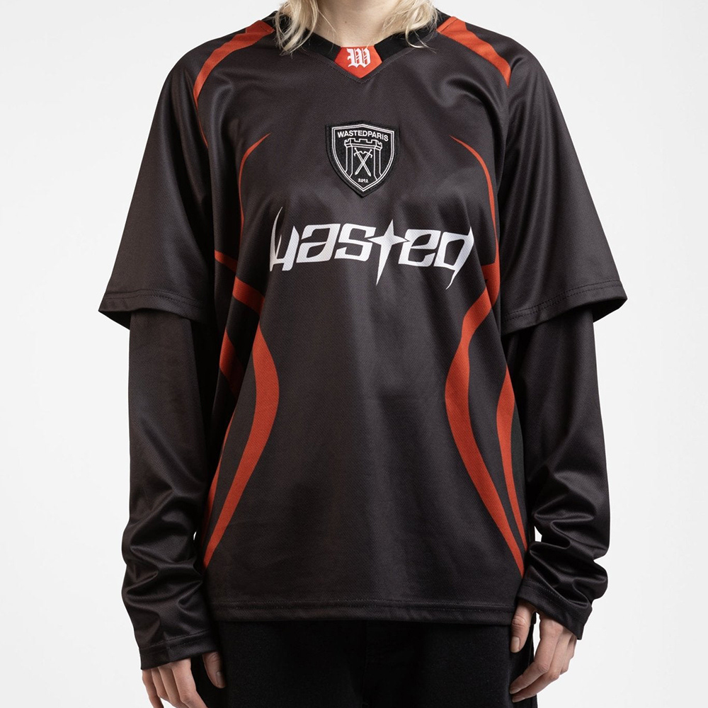WASTED PARIS ウェイステッドパリス / Blade Football Jersey T WASTED PARIS - BLADE FOOTBALL JERSEY | Shop at PUKAS SURF SHOP