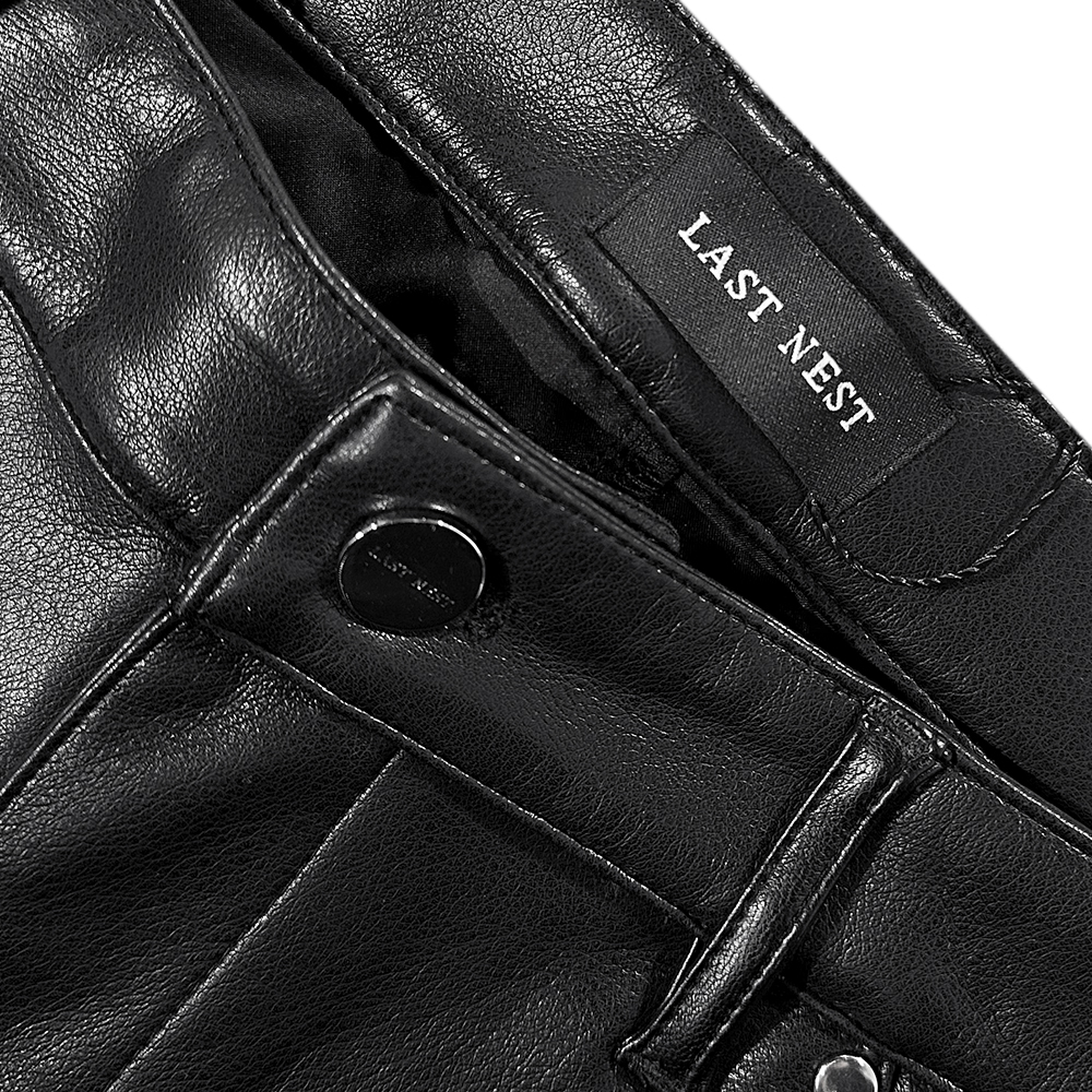 LAST NEST(ラストネスト)商品ページ - Leather Slim Trouser LAST NEST(ラストネスト)商品ページ - Leather Slim Trouser