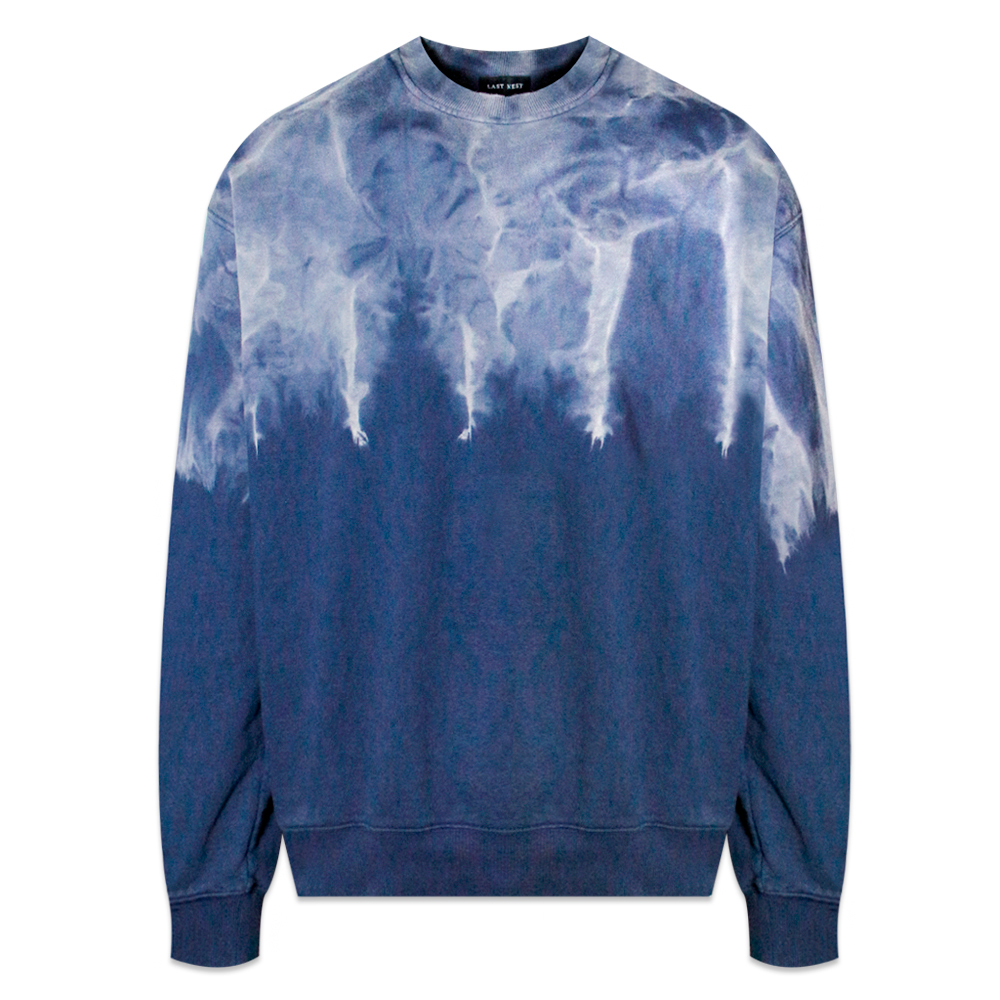 LAST NEST(ラストネスト)商品ページ - Tie-Dye Crewneck - Navy