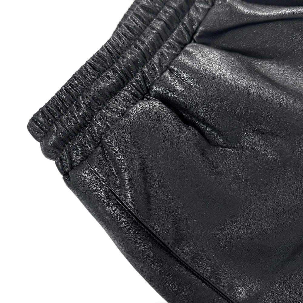 パンツ LAST NEST LEATHER SWITCHING SHORTS ラストネスト LAST NEST Leather Switching Shorts （Black