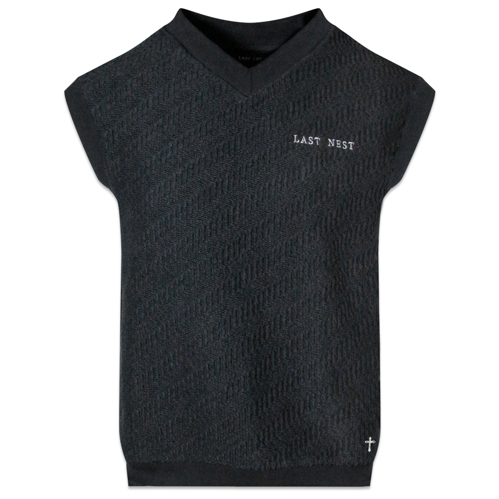 【完売品✨️】LAST NEST / Logo Emb Knit Vest LAST NEST(ラストネスト)商品ページ - Logo Emb Knit Vest