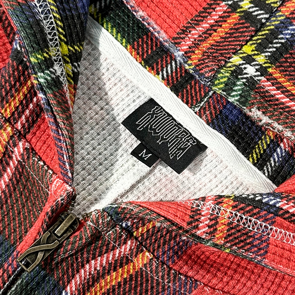 XWORE NYC(ウォー) 商品ページ - Tartan Plaid Zip Up Hoodie