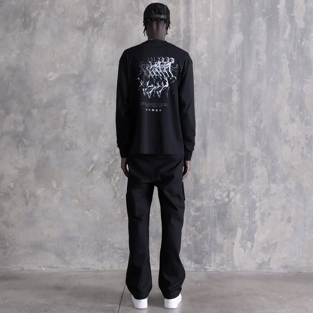 STAMPD スタンプド　ARDEN TROUSER black STAMPDスタンプドARDEN TROUSER black- 夜型大型セレクト