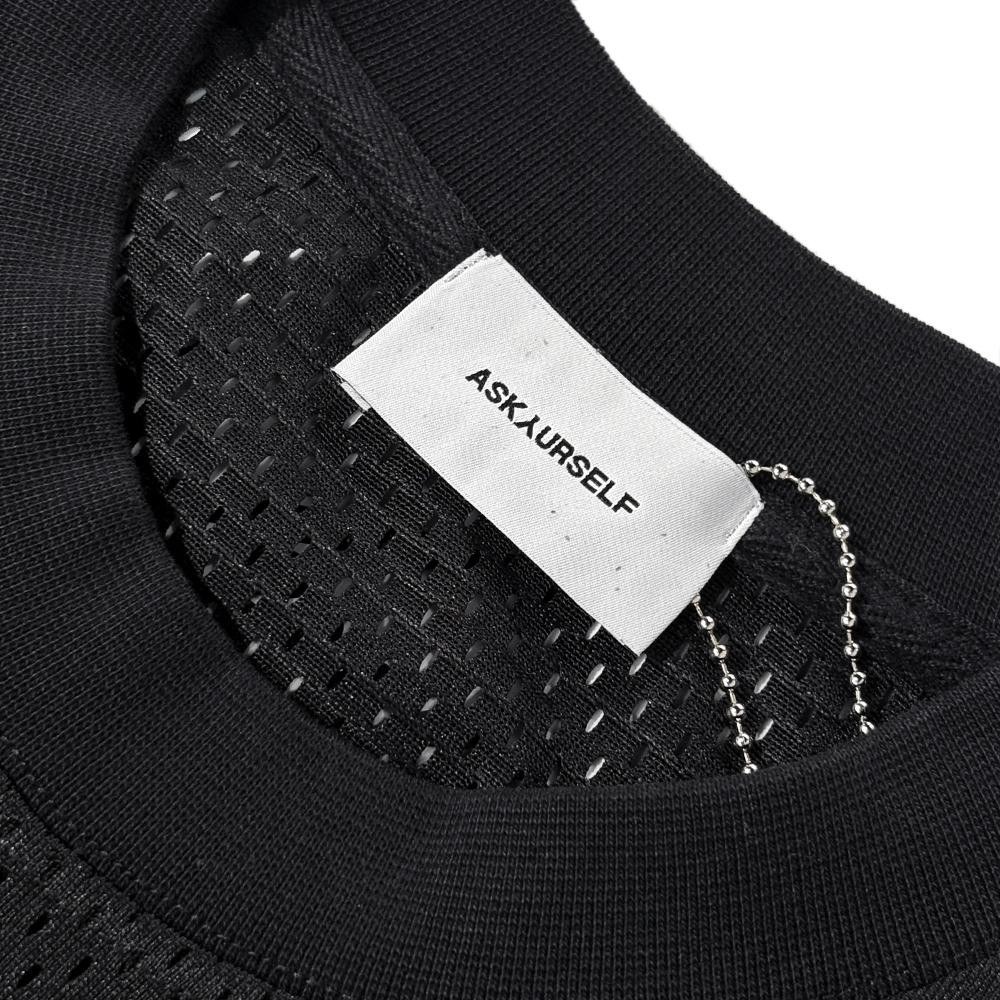 ASKYURSELF (アスクユアセルフ)商品ページ - Cross Cropped Mesh ASKYURSELF (アスクユアセルフ)商品ページ - Cross Cropped Mesh