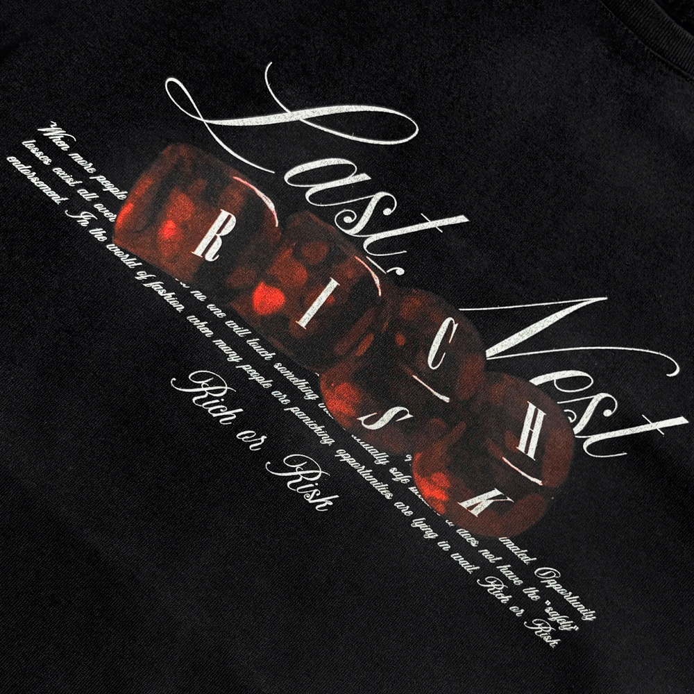 LAST NEST(ラストネスト)商品ページ - Rich or Risk T-shirts