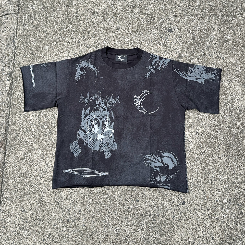◆COZY WORLDWIDE◆ONYX WAXED T SHIRT 黒 ストリート Tシャツ ØNYX WAXED T SHIRT