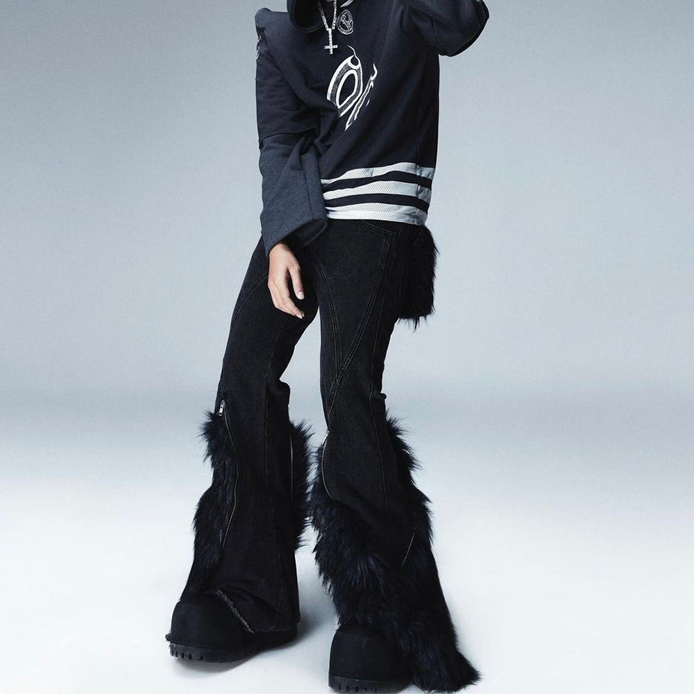 パンツ COZY WORLDWIDE fur flare 005 CHAOS DREAM