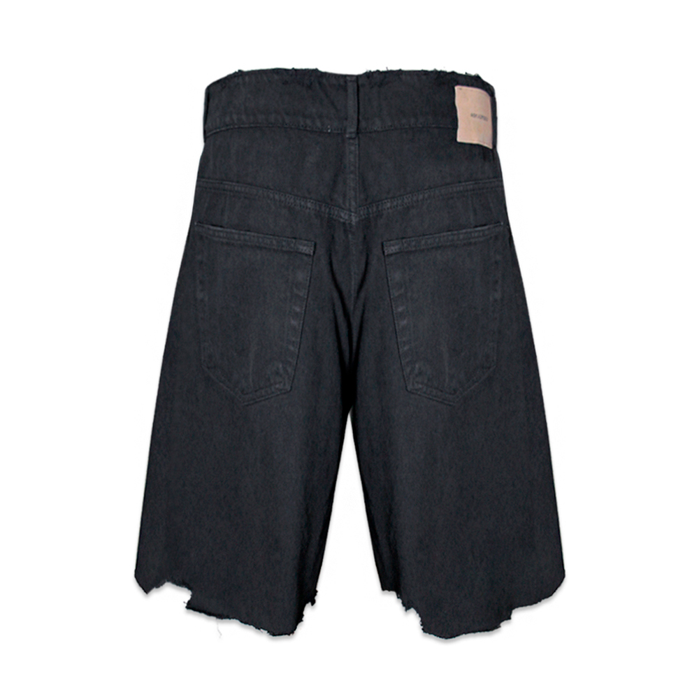 新品ASKYURSELF FRAYED BAGGY DENIM SHORTS FRAYED BAGGY SHORTS - ASKYURSELF