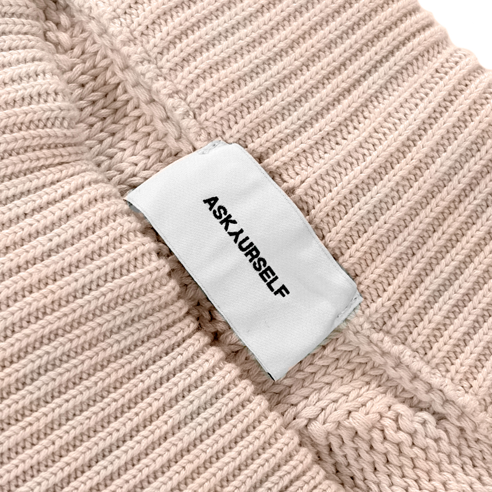 ASKYURSELF (アスクユアセルフ)商品ページ - Mono Cross Knit