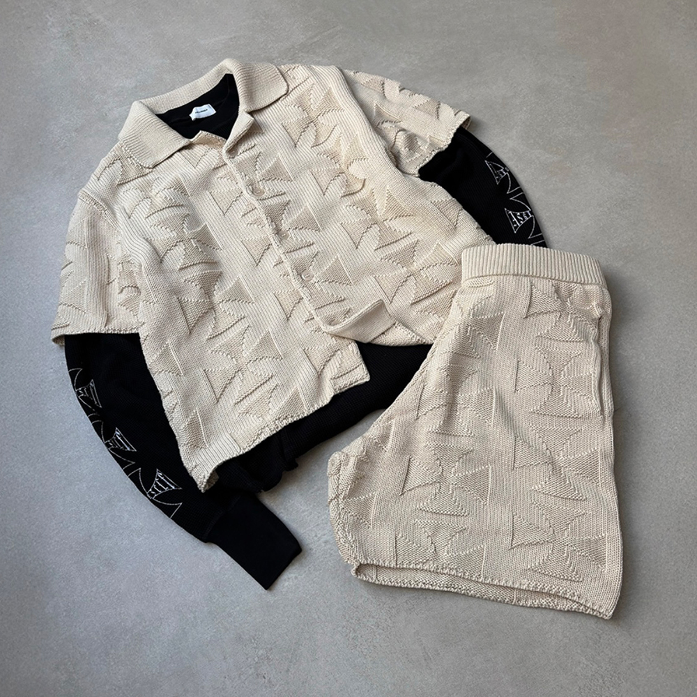 ASKYURSELF (アスクユアセルフ)商品ページ - Mono Cross Knit