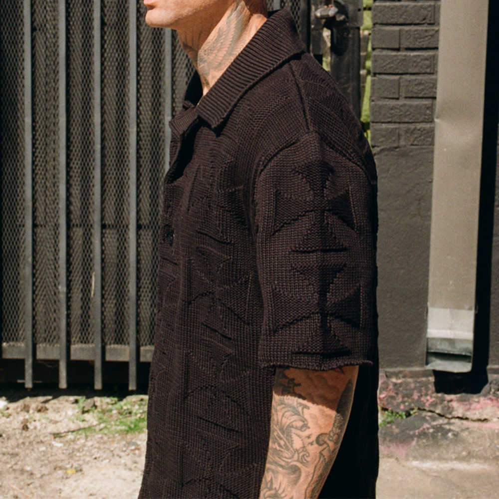 ASKYURSELF (アスクユアセルフ)商品ページ - Mono Cross Knit