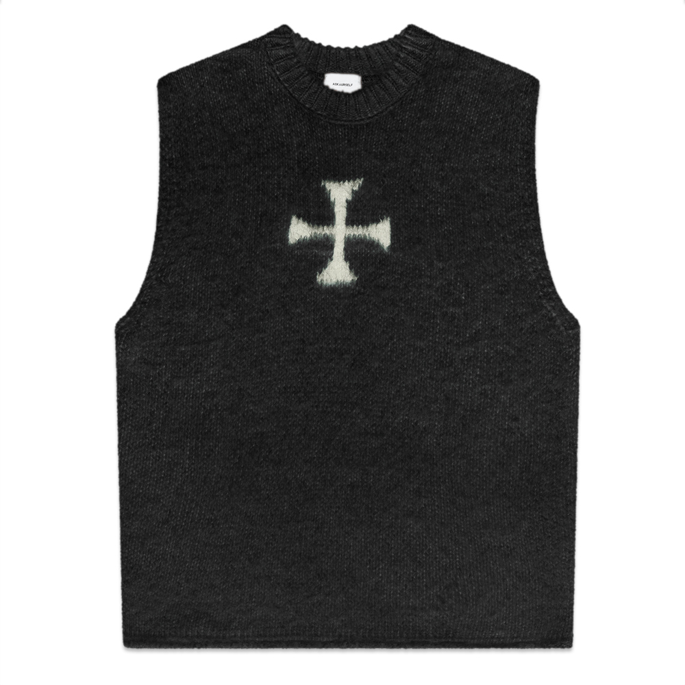 ASKYURSELF (アスクユアセルフ)商品ページ - Raw Cross Knitted