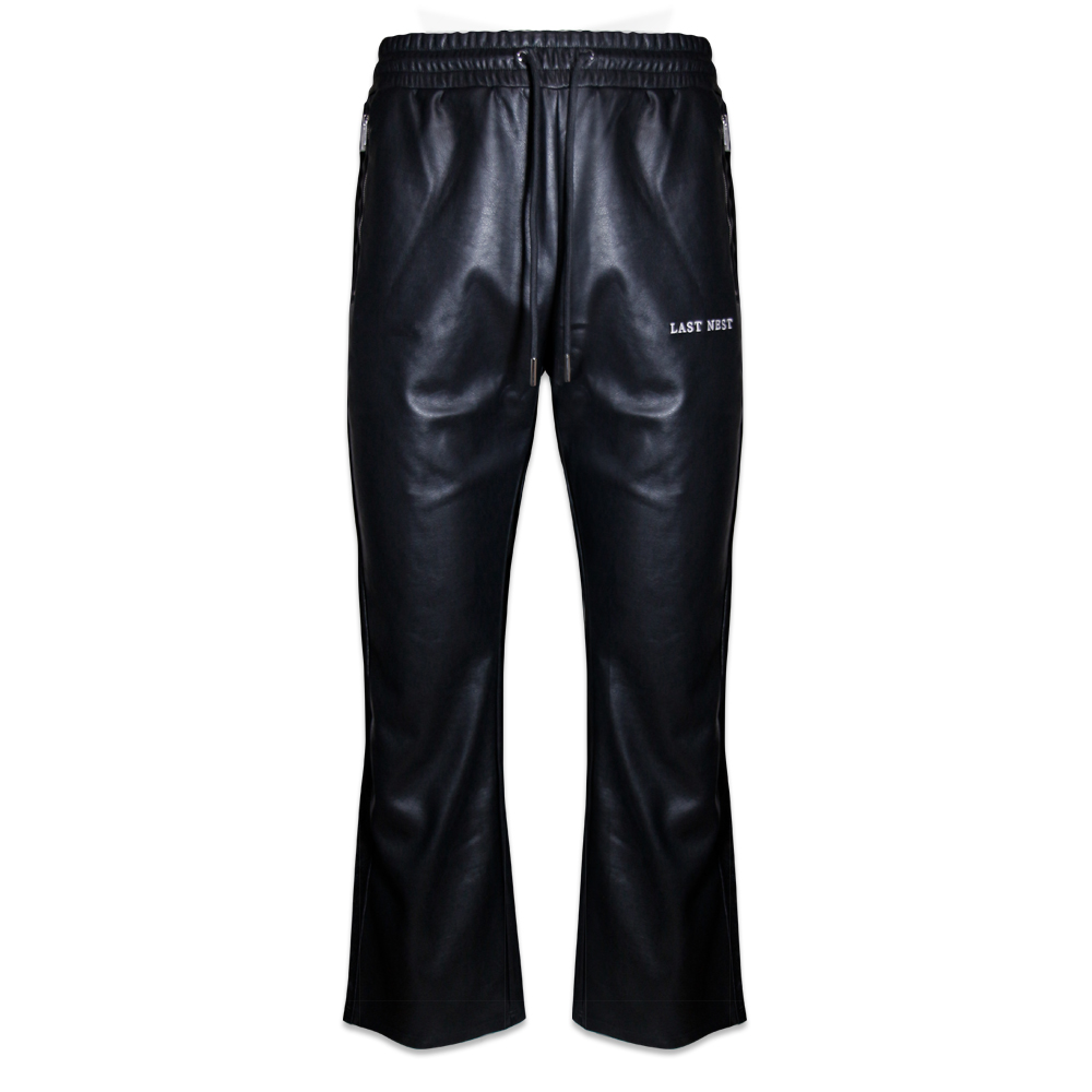 LAST NEST(ラストネスト)商品ページ - Faux Leather Track Pants