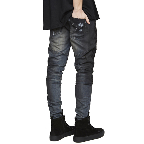 represent biker denim