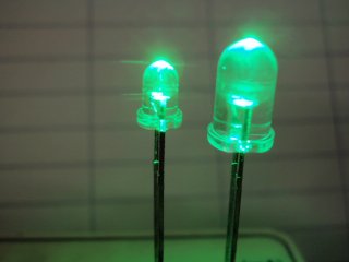 ３mm LED単体・緑 日本製