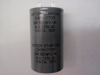 125VAC500μ(45x80) モーター起動用　納期3−5日