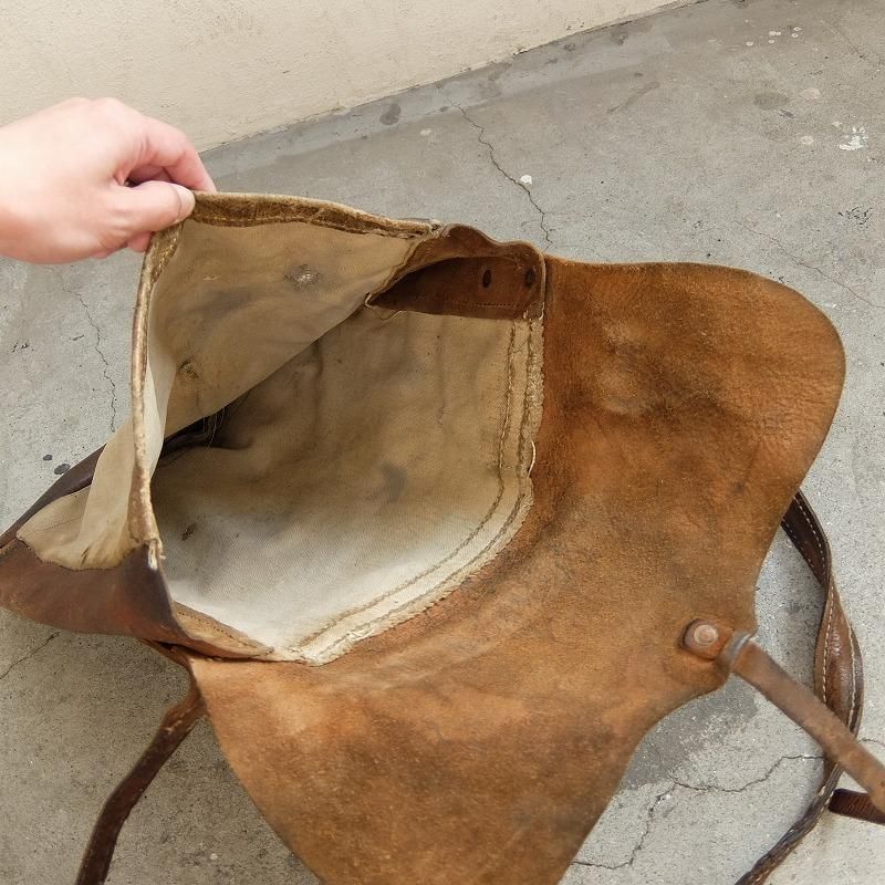 1900's1910's Railroad Canvas Leather Bag