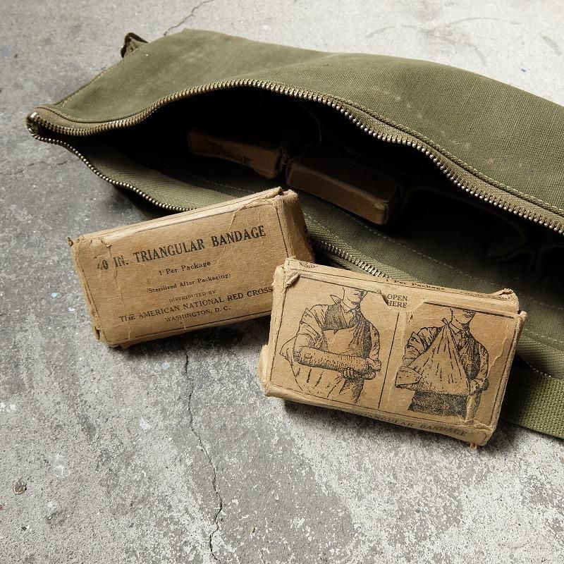 1950's RED CROSS Medical Waist Bag