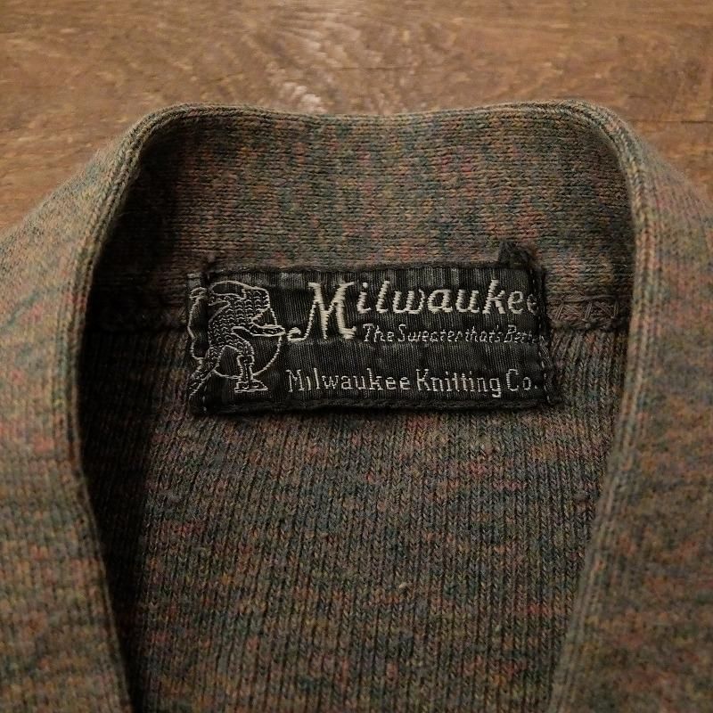 1920's1930's Milwaukee Knitting Co. Cotton Knit Work Cardigan