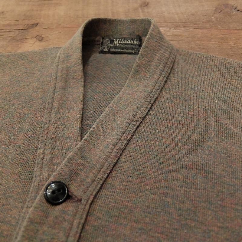 1920's1930's Milwaukee Knitting Co. Cotton Knit Work Cardigan
