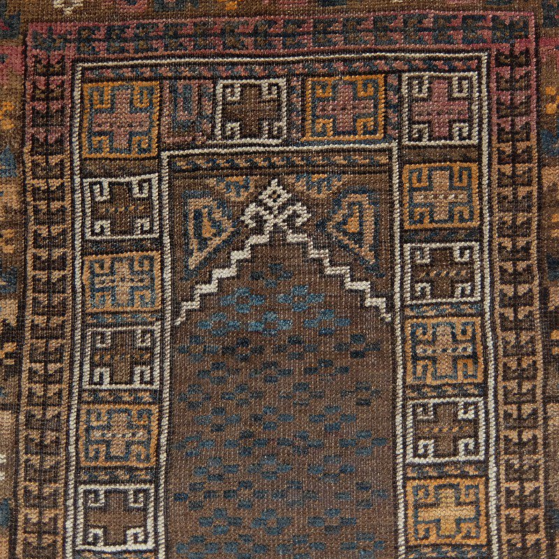 Vintage Baluch Tribal Rug