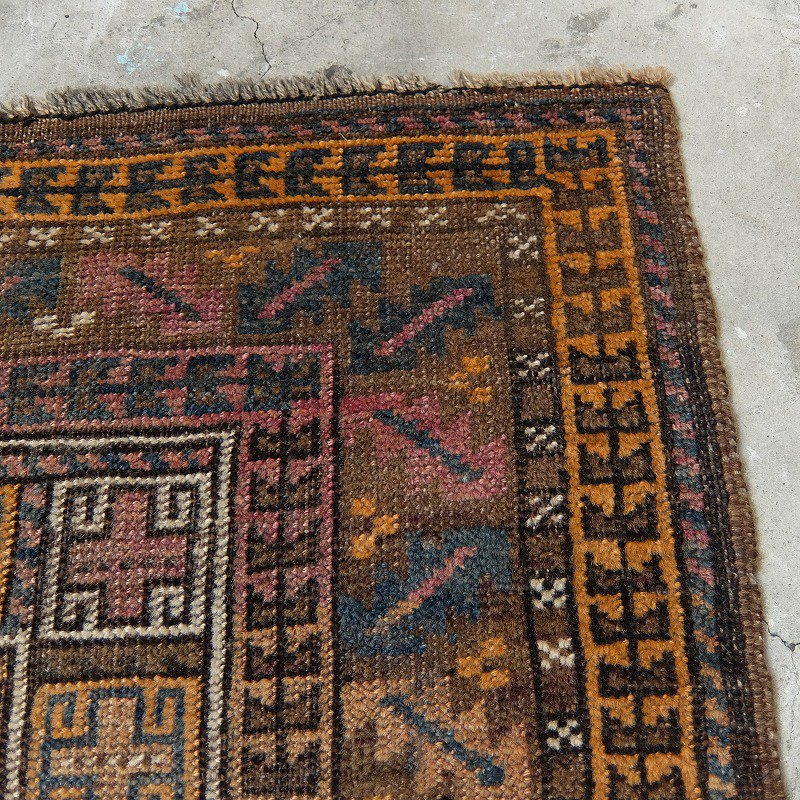 Vintage Baluch Tribal Rug