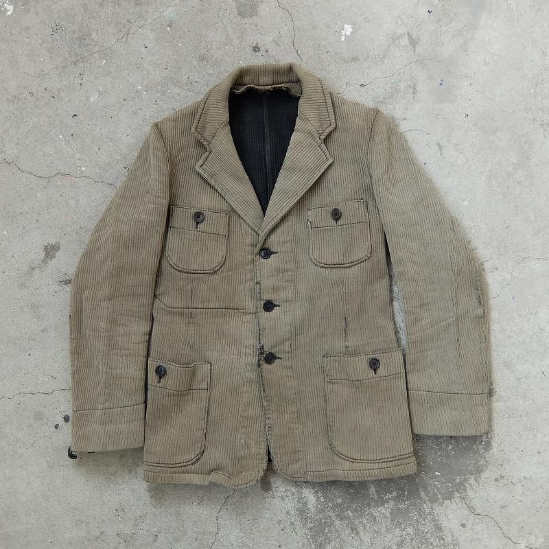 1930's French Cotton Pique Farmers Jacket
