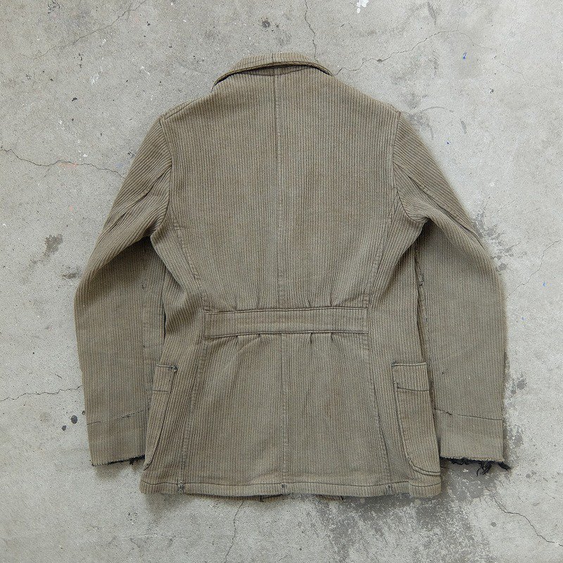 1930's French Cotton Pique Farmers Jacket