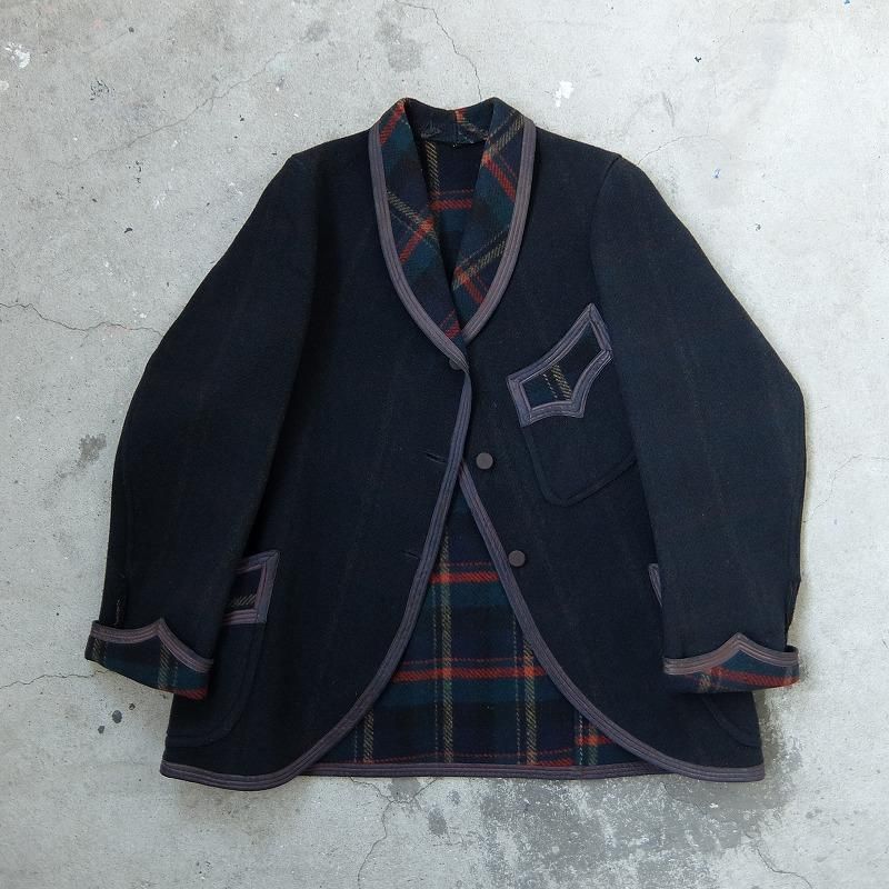 1910's Heavy Wool Smoking Jacket