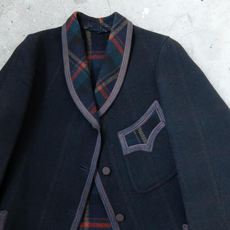 1910's Heavy Wool Smoking Jacket